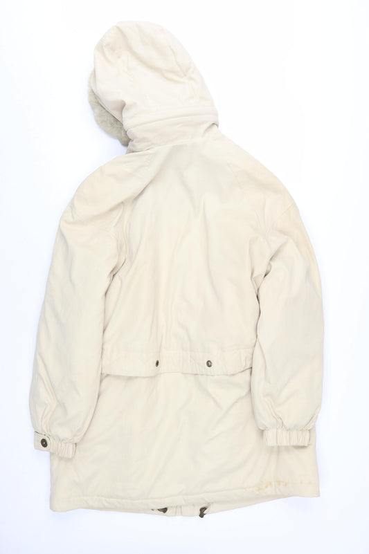 Marks and Spencer Beige Women's Parka Coat UK 14