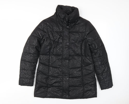 BHS Women's Black Puffer Jacket Size 10