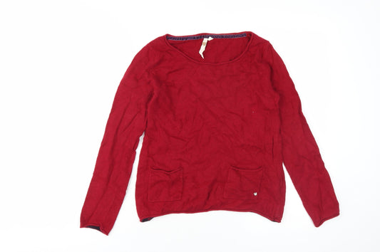 Womens UK Size 8 White Stuff Red Pullover Jumper