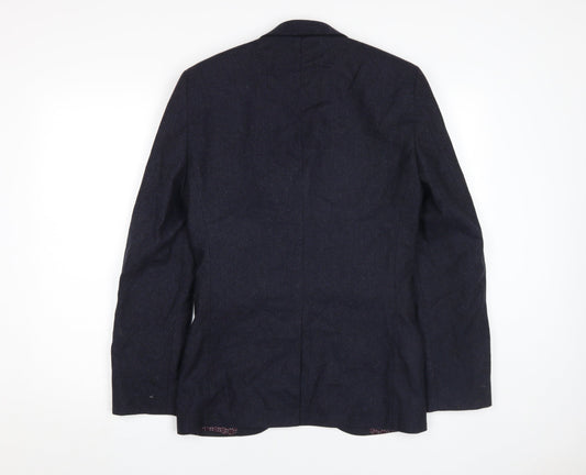 Mens UK Size 34 NEXT Regular Blue Suit Jacket
