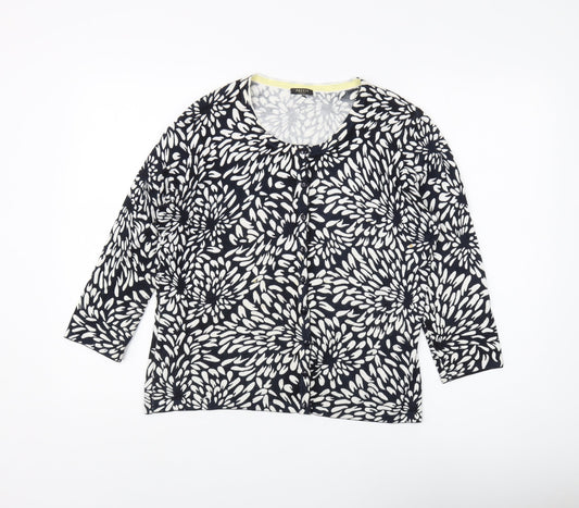 Womens UK Size M Precis Black Cardigan Jumper