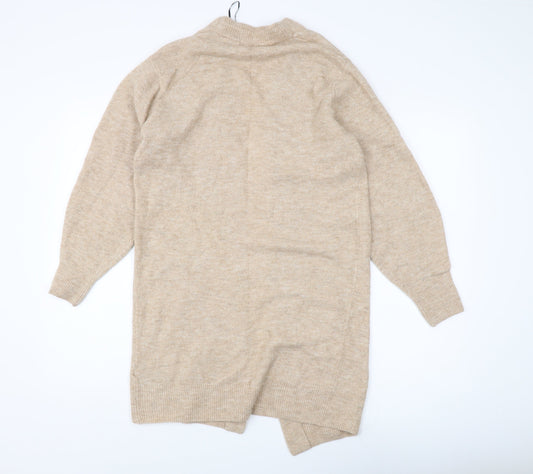 Womens UK Size XS H&M Beige Cardigan Jumper