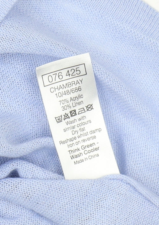 Womens UK Size 12 M&Co Blue Jumper