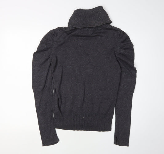 Womens UK Size M Firetrap Black Pullover Jumper