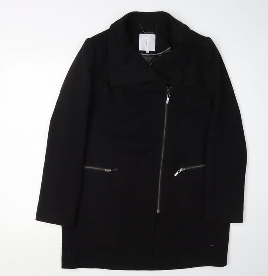 Womens UK Size 12 Jasper Conran Black Motorcycle Jacket