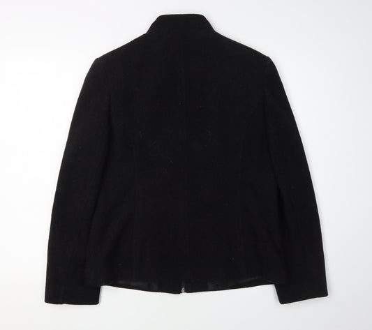 Autonomy Women's Black Wool Blend Basic Jacket Size 10
