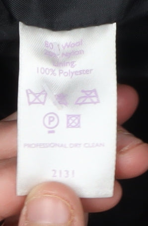 Autonomy Women's Black Wool Blend Basic Jacket Size 10