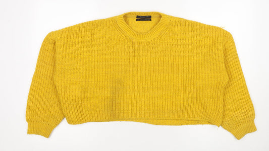 Womens UK Size S Urban Outfitters Yellow Pullover Jumper