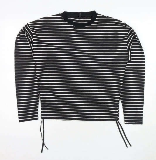 Womens UK Size M Only Black Basic T-Shirt