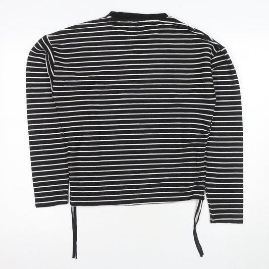 Womens UK Size M Only Black Basic T-Shirt