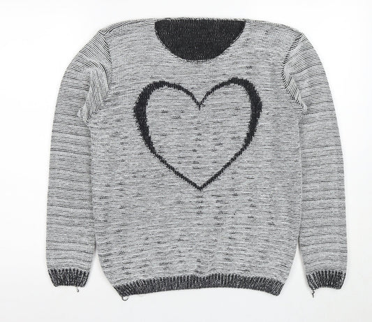 Womens UK Size M Quiz Multicoloured Pullover Jumper