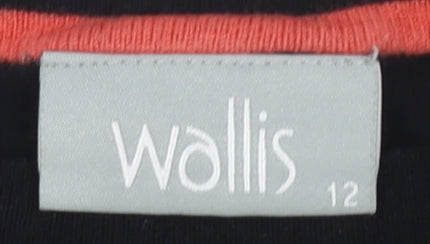 Womens UK Size 12 Wallis Multicoloured Jersey Long Sleeve