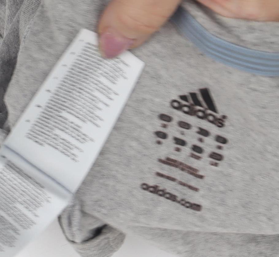 Womens UK Size M adidas Grey Jersey T-Shirt