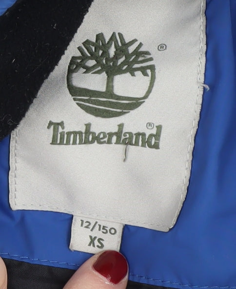 Unisex Adults UK Size XS Timberland Blue Puffer Jacket