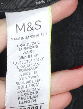 Marks and Spencer Men's Black Dress Pants M