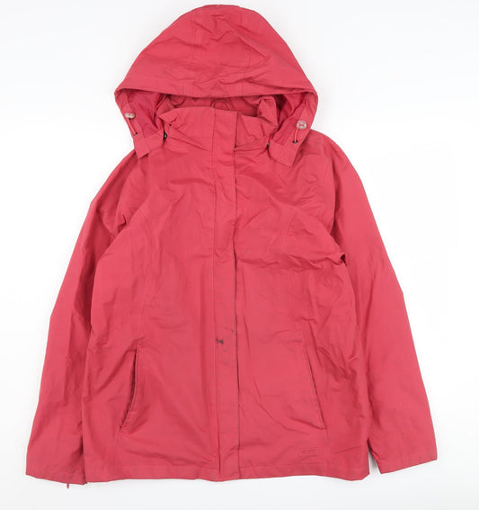 Womens UK Size 12 Peter Storm Red Rain Coat
