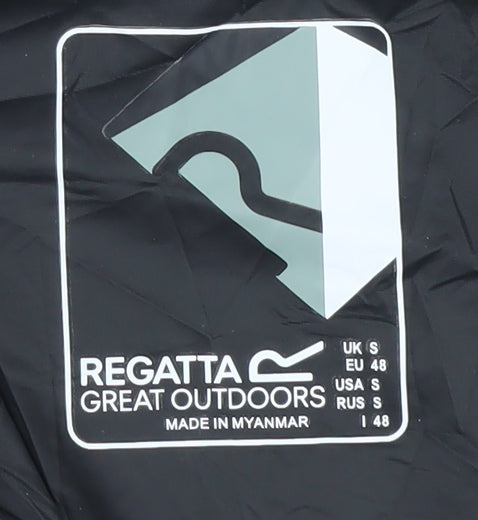 Mens UK Size S Regatta Black Windbreaker Coat