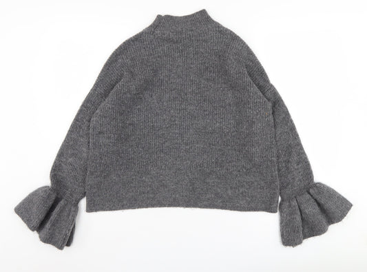 Womens UK Size M Marks and Spencer Grey Pullover Jumper