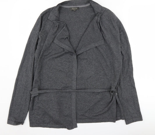 Womens UK Size M Alexon Grey Cardigan Jumper
