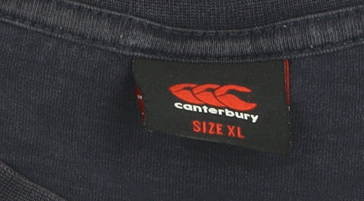 Mens UK Size XL Canterbury Blue T-Shirt