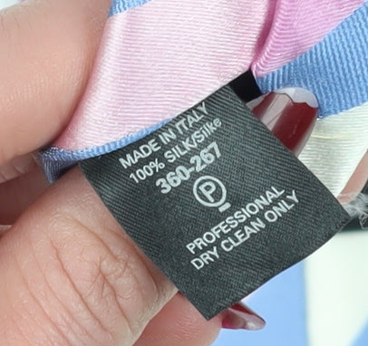 Mens NEXT Multicoloured Striped 100% Silk Tie