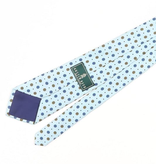 Austin Reed Men's Blue Floral Silk Tie