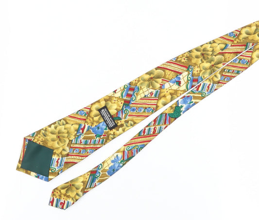 Jacques Estier Men's Multicoloured Floral Tie