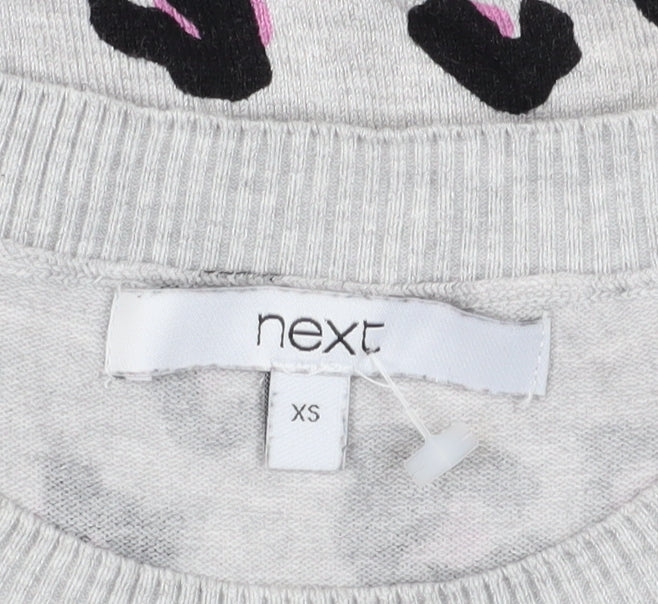 Womens UK Size XS NEXT Grey Vest Jumper
