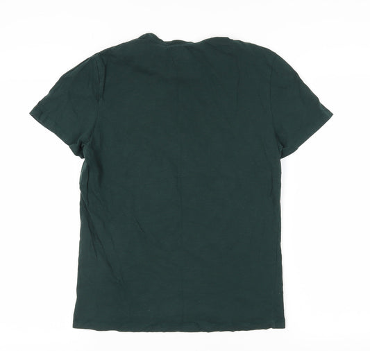 Volkswagen Men's Green Graphic Print Crew Neck T-Shirt - S