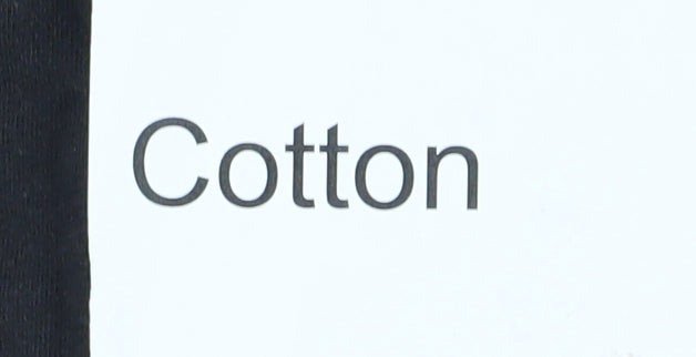 Super Mario Men's Black XL Long Sleeve Cotton T-Shirt