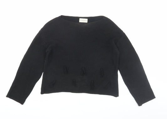 Womens UK Size M Chianti Black Pullover Jumper
