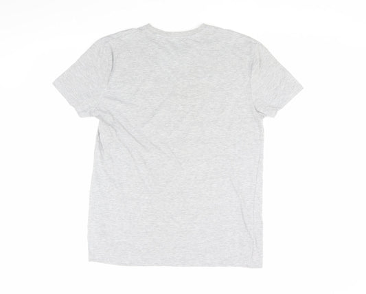 Star Wars Men's Grey Medium Christmas T-Shirt