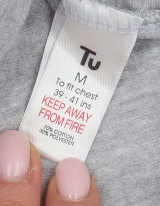 Star Wars Men's Grey Medium Christmas T-Shirt