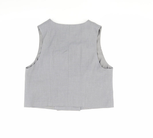 Marks and Spencer Grey Women's Suit Waistcoat Size 14