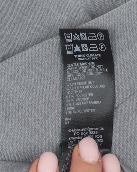 Marks and Spencer Grey Women's Suit Waistcoat Size 14