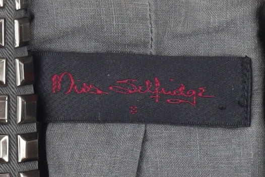 Womens UK Size 8 Miss Selfridge Grey Blazer