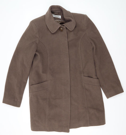Womens UK Size 14 BHS Brown Basic Jacket