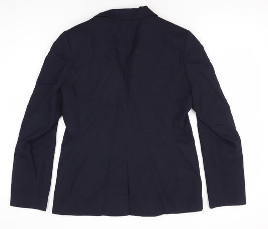 Next Women's Blue Petite Blazer, Size 10, Regular Fit