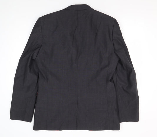 Mens UK Size 40 NEXT Regular Black Suit Jacket