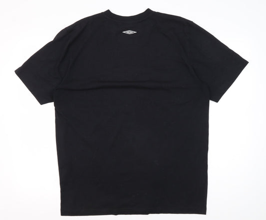 Umbro Men's Black L Short Sleeve T-Shirt