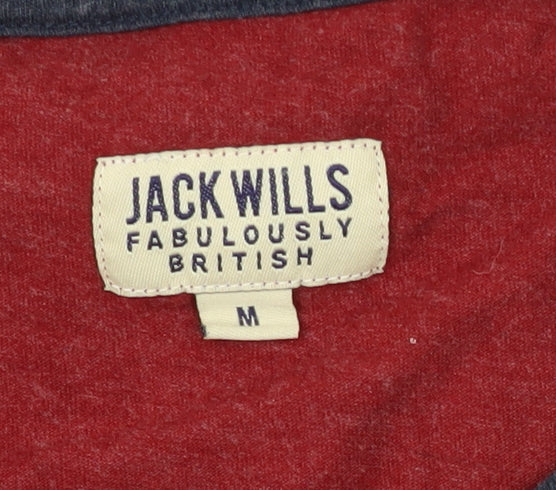 Jack Wills Men’s Colourblock T-Shirt, M, Multicoloured