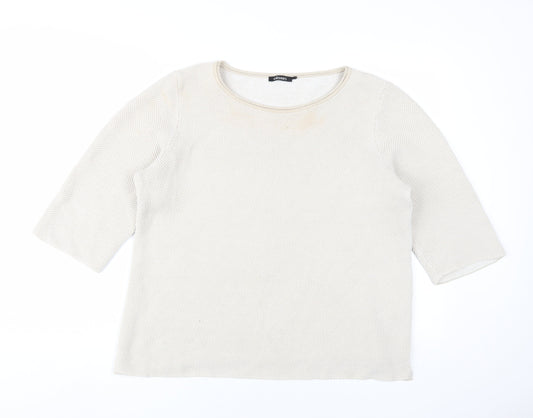 Womens UK Size 18 Olsen White Pullover Jumper