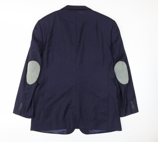 Mens UK Size 42S T.M.Lewin Regular Blue Suit Jacket