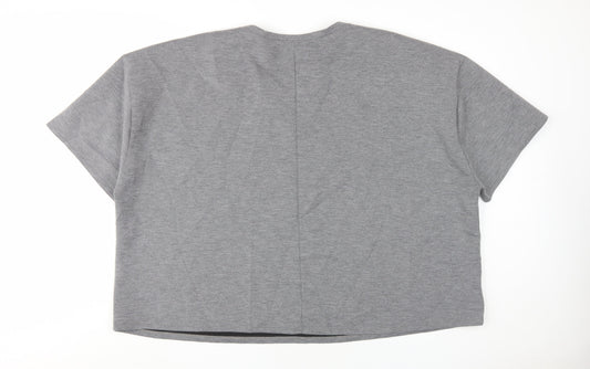 Womens UK Size 30 ASOS Grey Basic T-Shirt