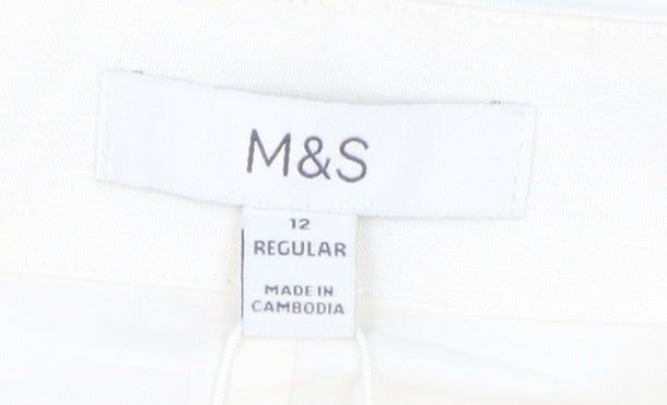 Marks and Spencer Women’s Ivory Pencil Skirt
