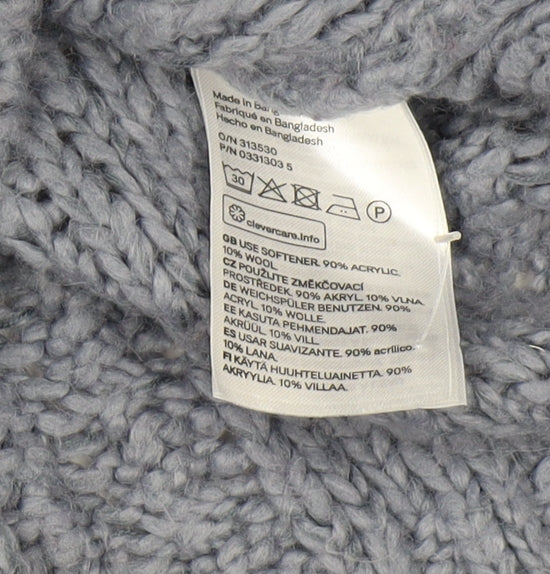 Womens UK Size S H&M Grey Jumper Jumper