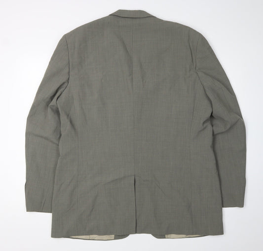 Mens UK Size 44 Karl Jackson Regular Grey Suit Jacket
