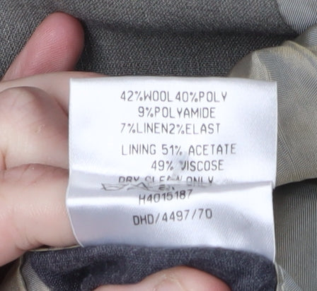 Mens UK Size 44 Karl Jackson Regular Grey Suit Jacket