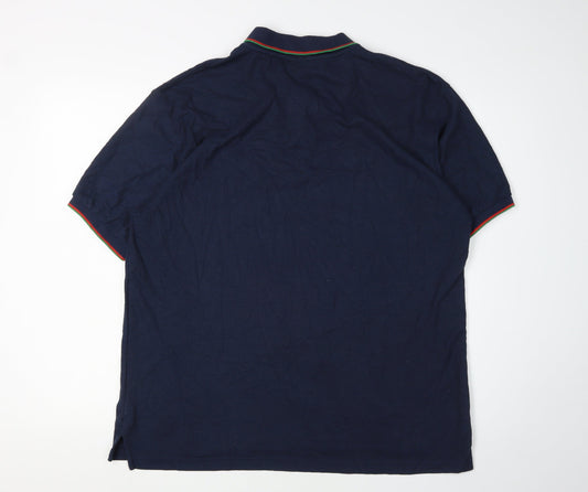 Slazenger Men's Blue XL Polo Shirt with Logo