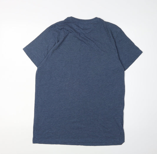 Superman Men's Blue Crew Neck T-Shirt Size M